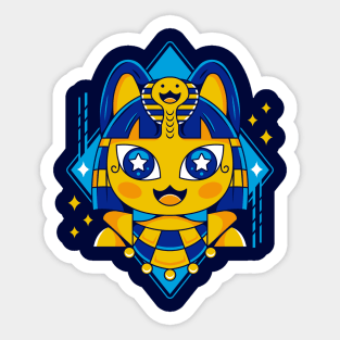 Ankha Kawaii Sticker